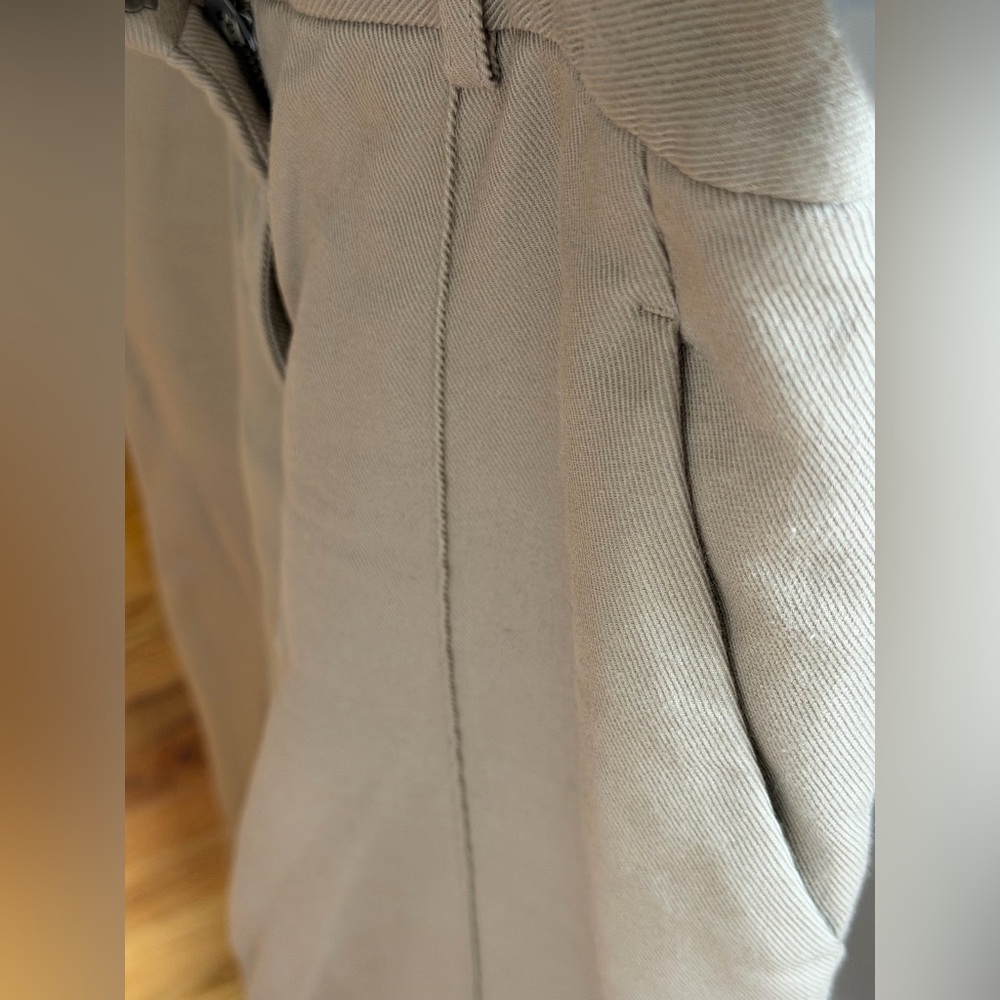 BCBGMAXAZRIA Beige Wide-Leg Pant - Picture 7 of 12